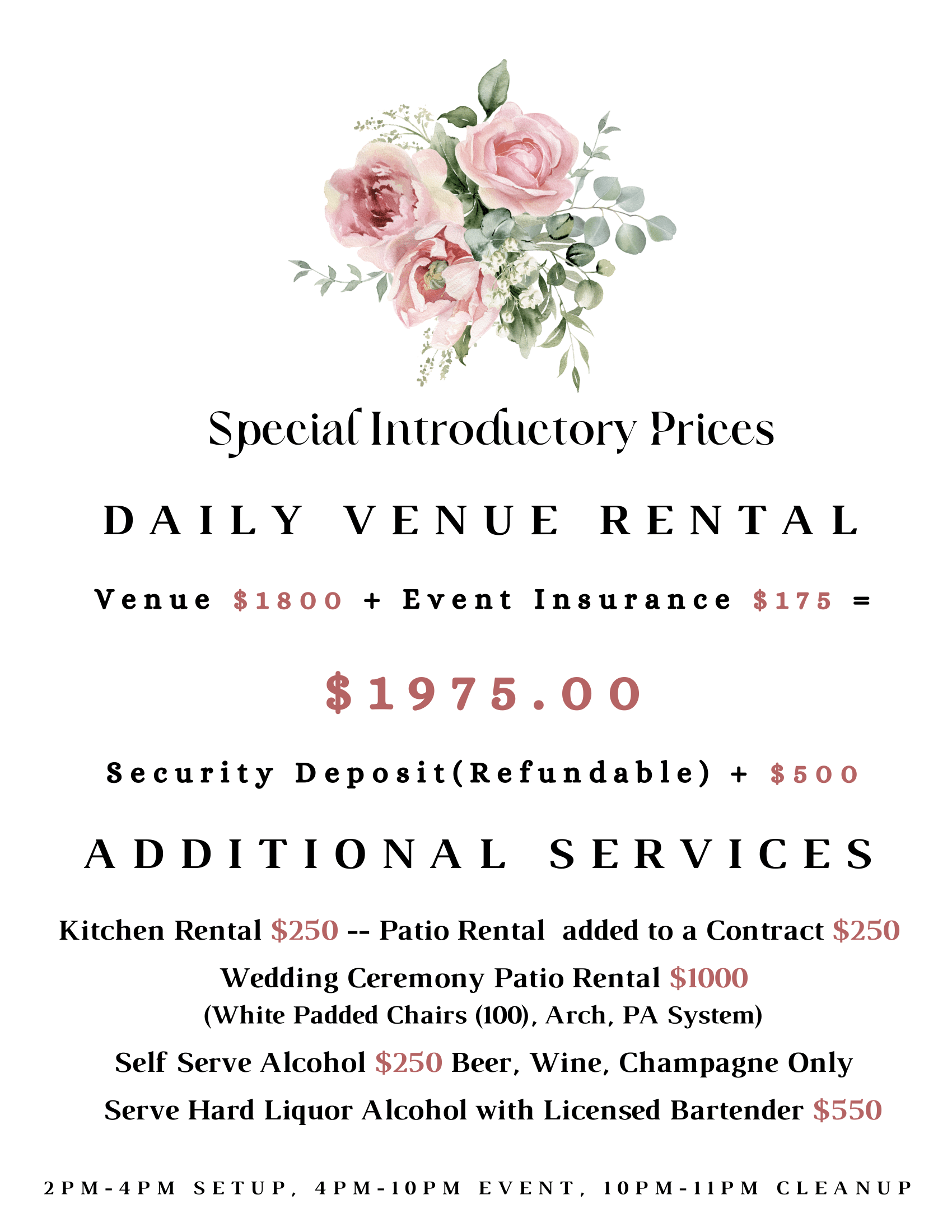 Pricing Flyer